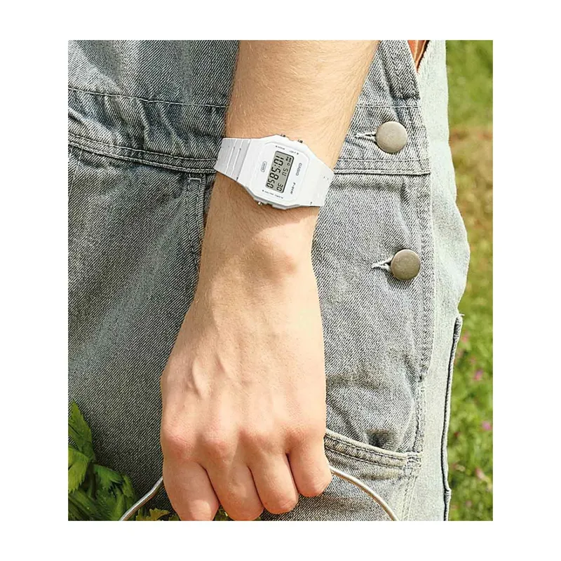 Casio F-91WB Watch White-2