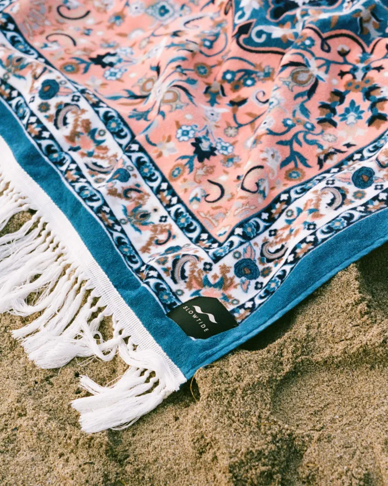 Slowtide Haven Towel Guava-1