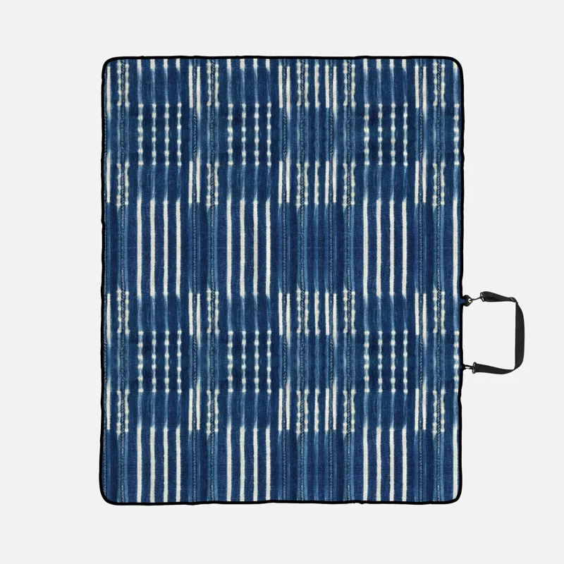 Slowtide Kyoto Packable Picnic Blanket Indigo