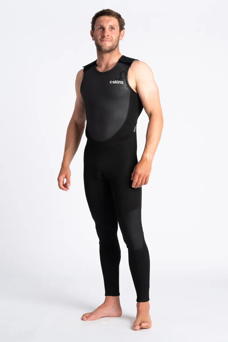 C-Skins Mens Element 3/2 Flatlock Long John Wetsuit