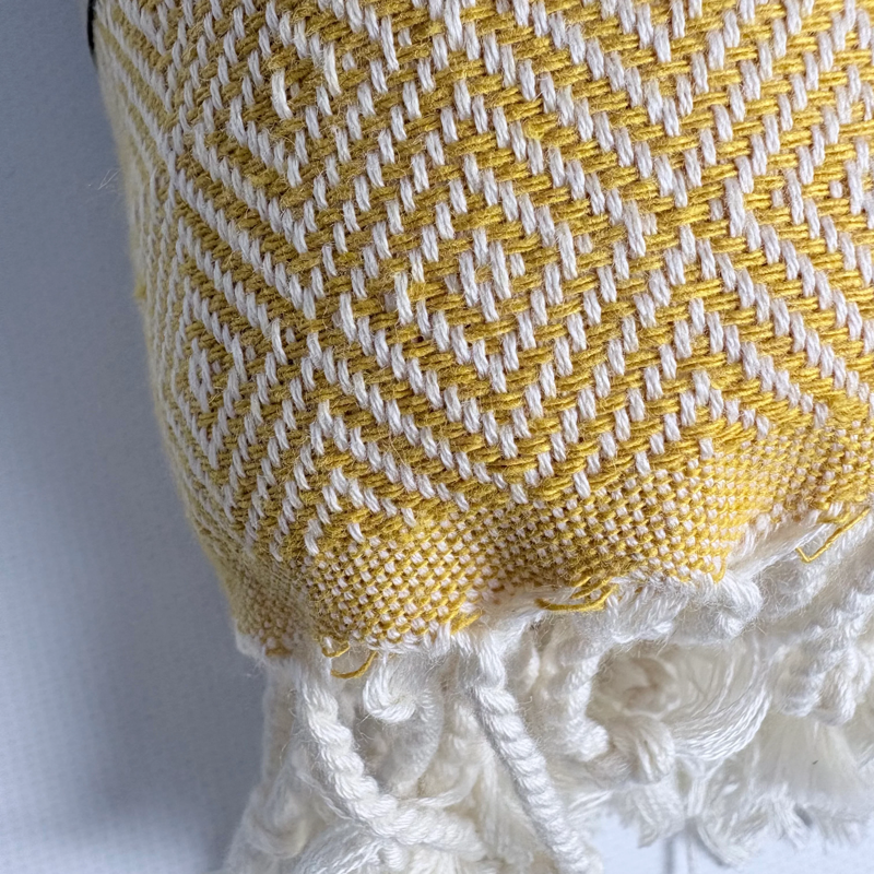Weavico Turkish Towel Diamond - Mustard-4