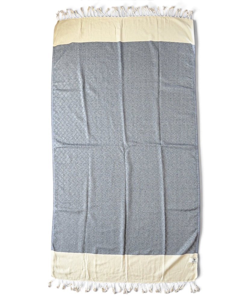 Weavico Turkish Towel Diamond - Navy-2
