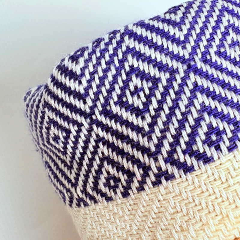 Weavico Turkish Towel Diamond - Navy-3