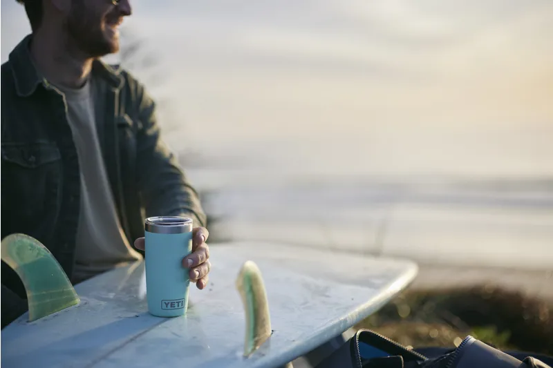YETI Rambler 10 oz / 296ml Tumbler with Magslider Lid - Seafoam-4