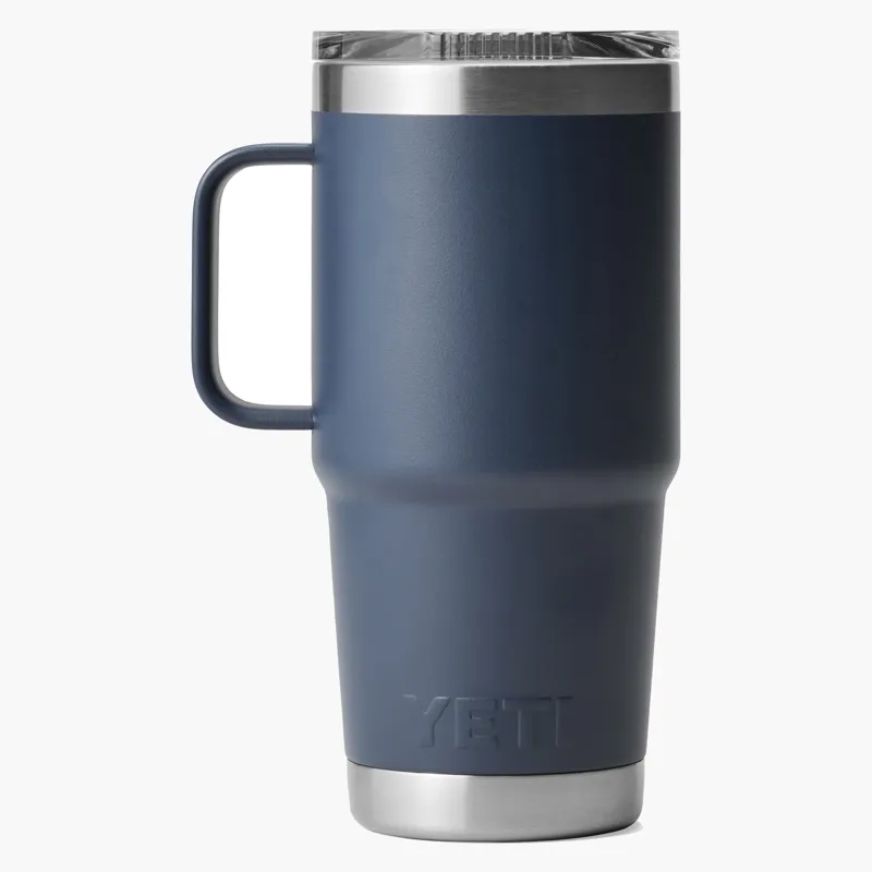 YETI Rambler 20 oz / 591ml Travel Mug With Leakproof Stronghold Lid - Navy-1