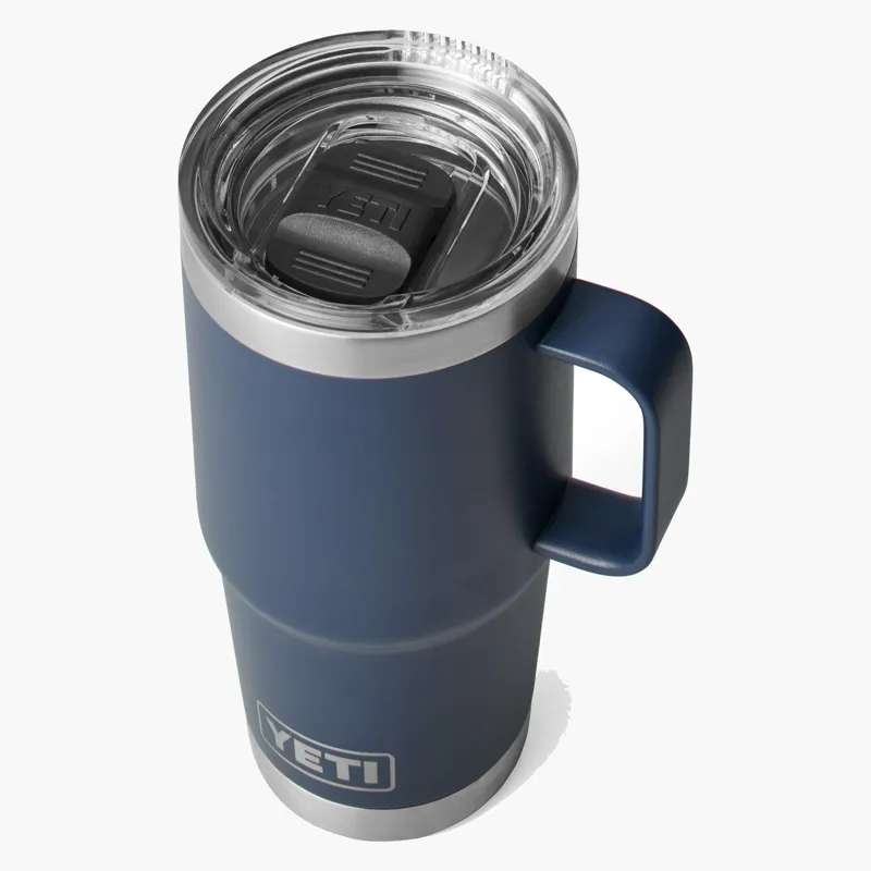 YETI Rambler 20 oz / 591ml Travel Mug With Leakproof Stronghold Lid - Navy-2