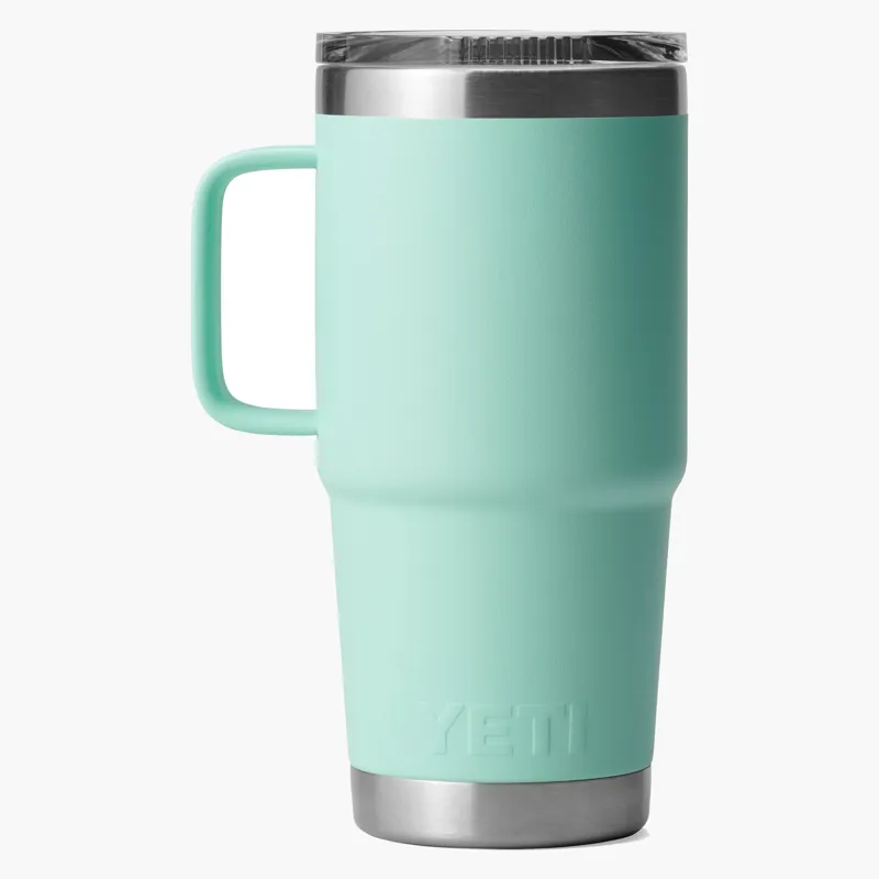 YETI Rambler 20 oz / 591ml Travel Mug With Leakproof Stronghold Lid - Seafoam
