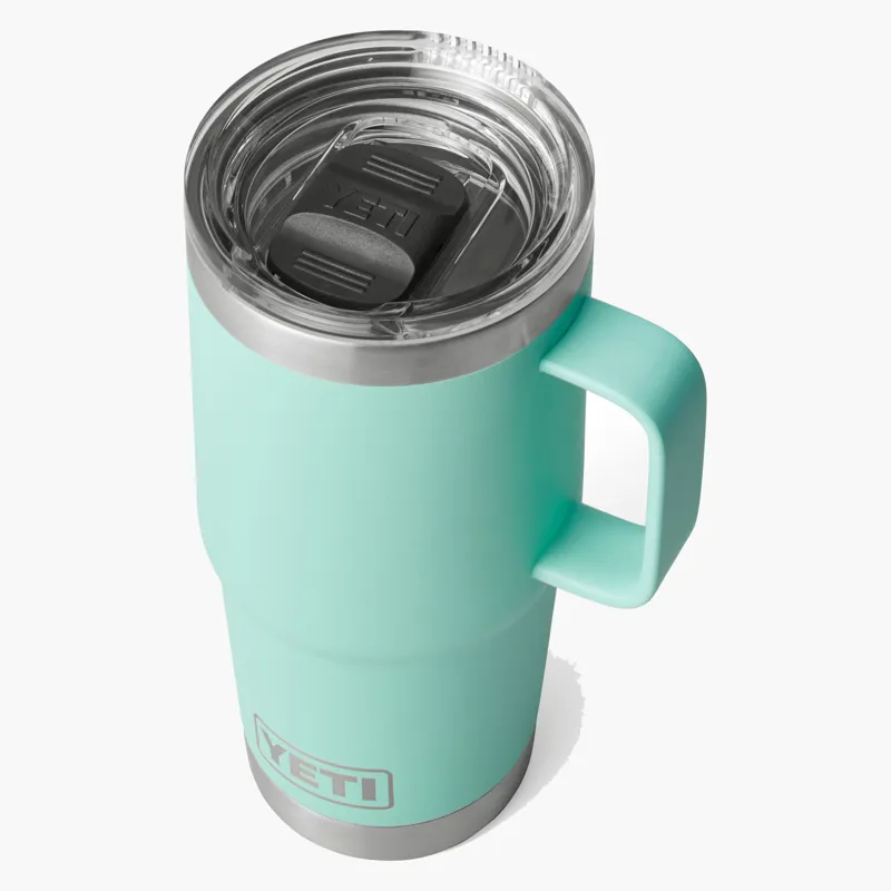 YETI Rambler 20 oz / 591ml Travel Mug With Leakproof Stronghold Lid - Seafoam-2