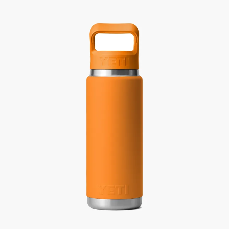 YETI Rambler 26 oz / 769ml Bottle With Colour-Match Straw Lid - King Crab-2