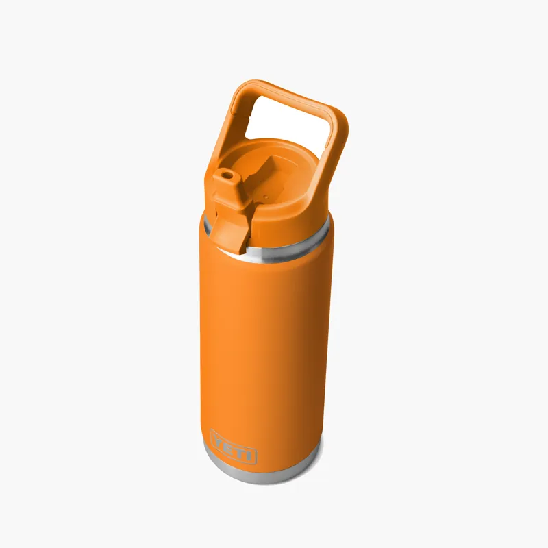 YETI Rambler 26 oz / 769ml Bottle With Colour-Match Straw Lid - King Crab-4