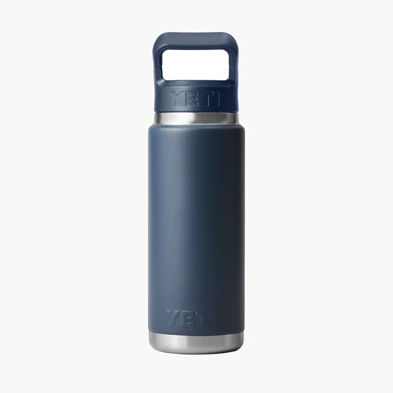 YETI Rambler 26 oz / 769ml Bottle With Colour-Match Straw Lid - Navy-2