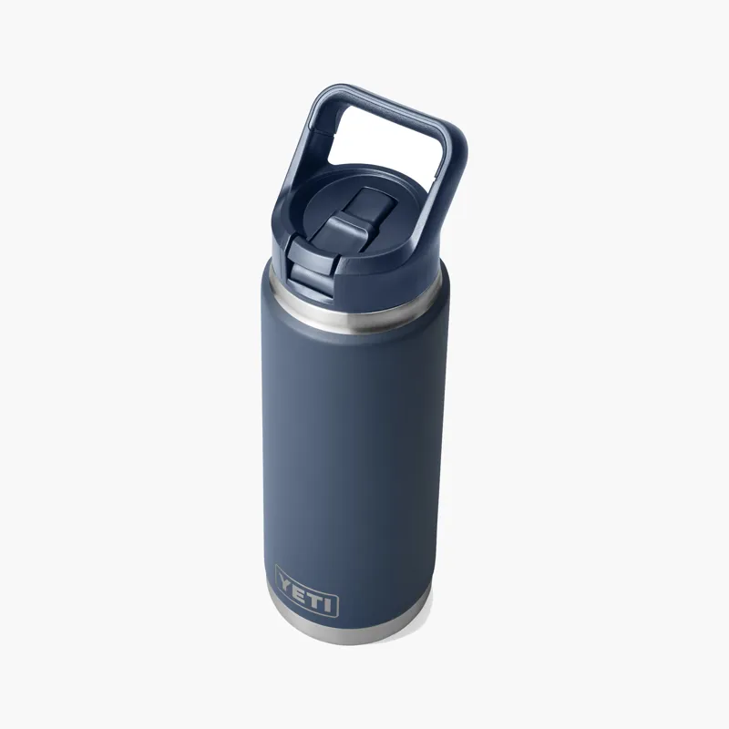 YETI Rambler 26 oz / 769ml Bottle With Colour-Match Straw Lid - Navy-3