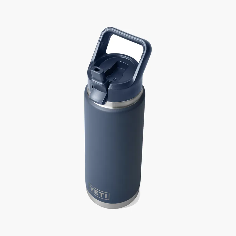 YETI Rambler 26 oz / 769ml Bottle With Colour-Match Straw Lid - Navy-4