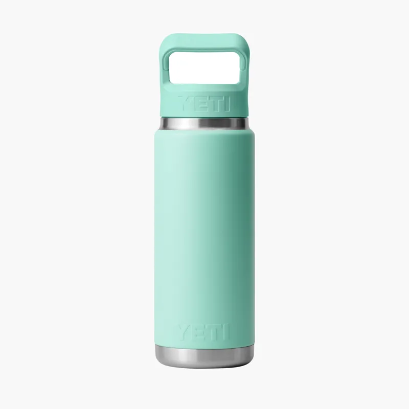 YETI Rambler 26 oz / 769ml Bottle With Colour-Match Straw Lid - Seafoam-2