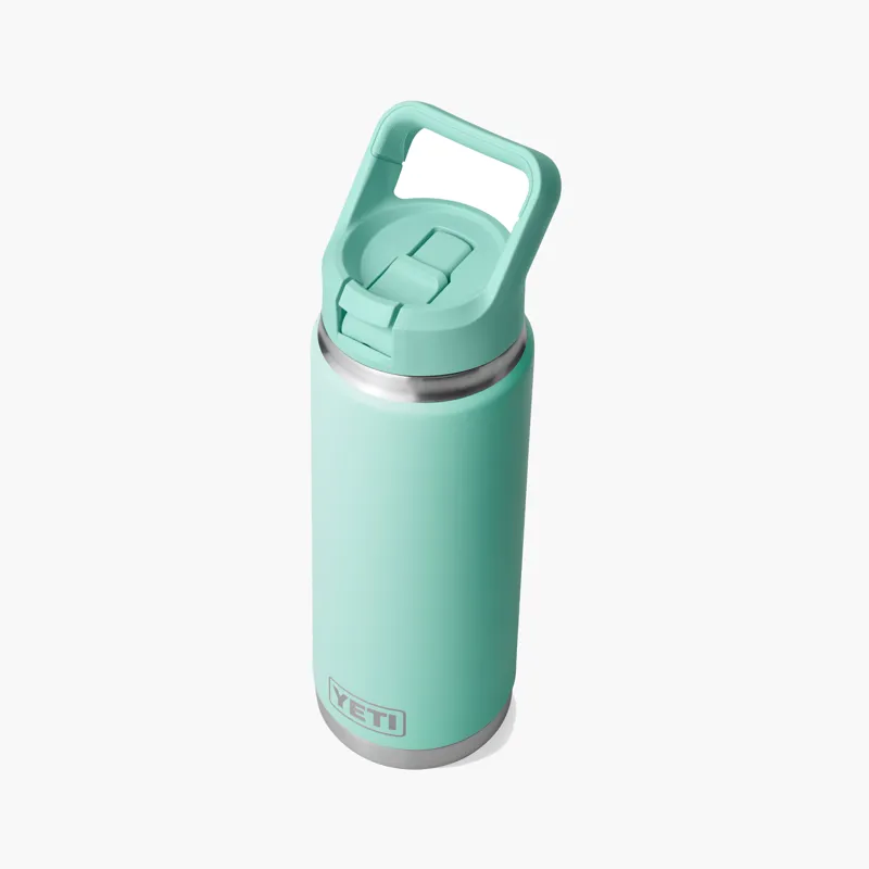 YETI Rambler 26 oz / 769ml Bottle With Colour-Match Straw Lid - Seafoam-3