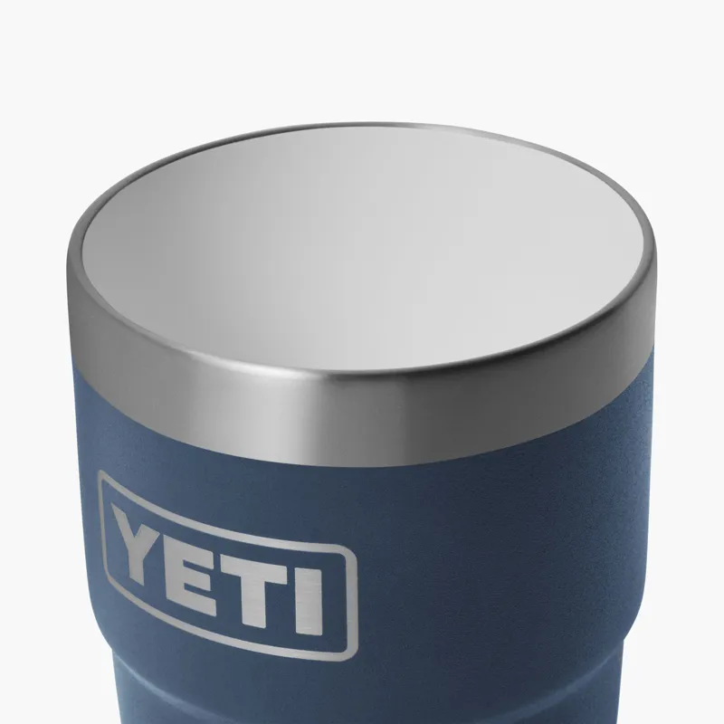YETI Rambler 8 oz/236ml Stackable Cup With Magslider Lid - Navy-3