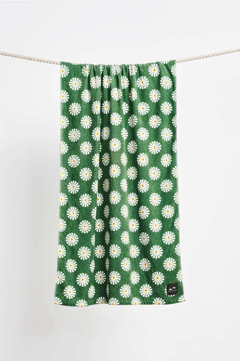 Slowtide Sun Dazed Towel Green-1